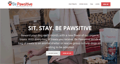 Desktop Screenshot of bepawsitive.com